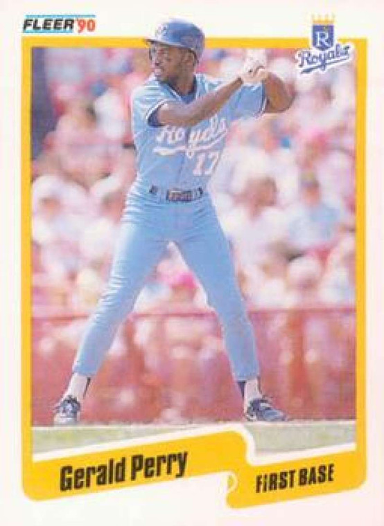 1990 Fleer Update #U-103 Gerald Perry NM-MT  Kansas City Royals 