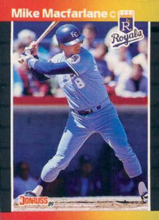 1989 Donruss #416 Mike Macfarlane NM-MT RC Rookie Kansas City Royals 