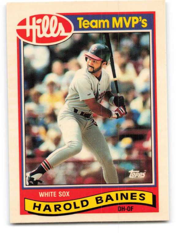1989 Topps Hills Team MVP's #1 Harold Baines NM-MT  Chicago White Sox 
