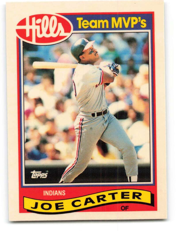 1989 Topps Hills Team MVP's #6 Joe Carter NM-MT  Cleveland Indians 