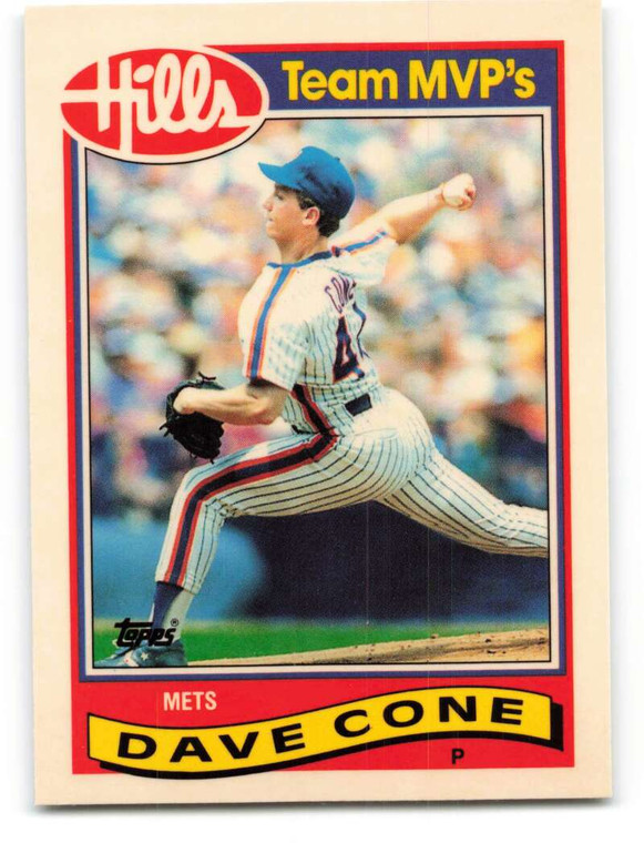 1989 Topps Hills Team MVP's #9 David Cone NM-MT  New York Mets 