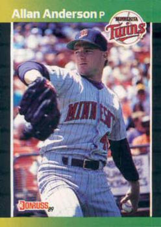 1989 Donruss #419 Allan Anderson NM-MT Minnesota Twins 