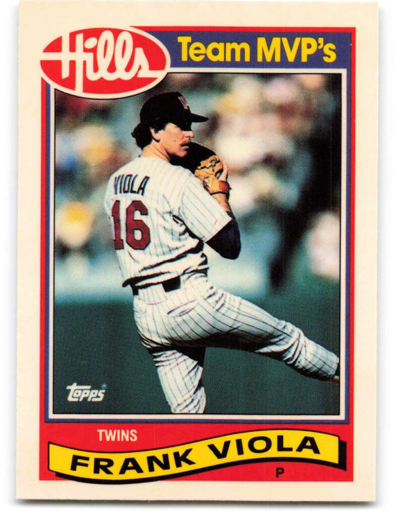 1989 Topps Hills Team MVP's #31 Frank Viola NM-MT  Minnesota Twins 