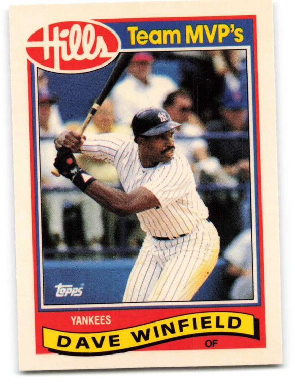 1989 Topps Hills Team MVP's #32 Dave Winfield NM-MT  New York Yankees 