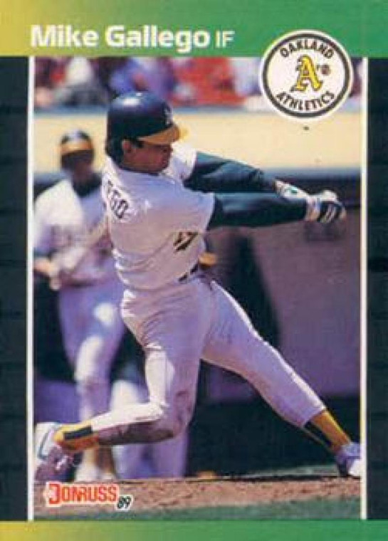 1989 Donruss #422 Mike Gallego NM-MT Oakland Athletics 