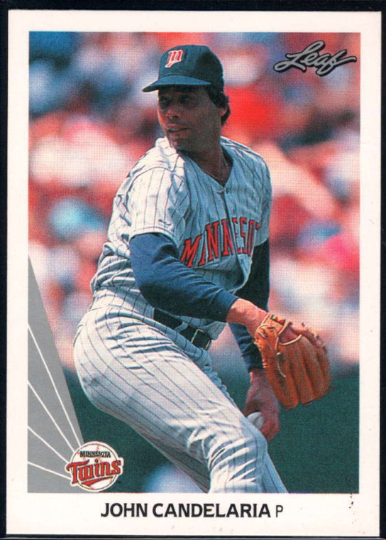 1990 Leaf #492 John Candelaria VG Minnesota Twins 