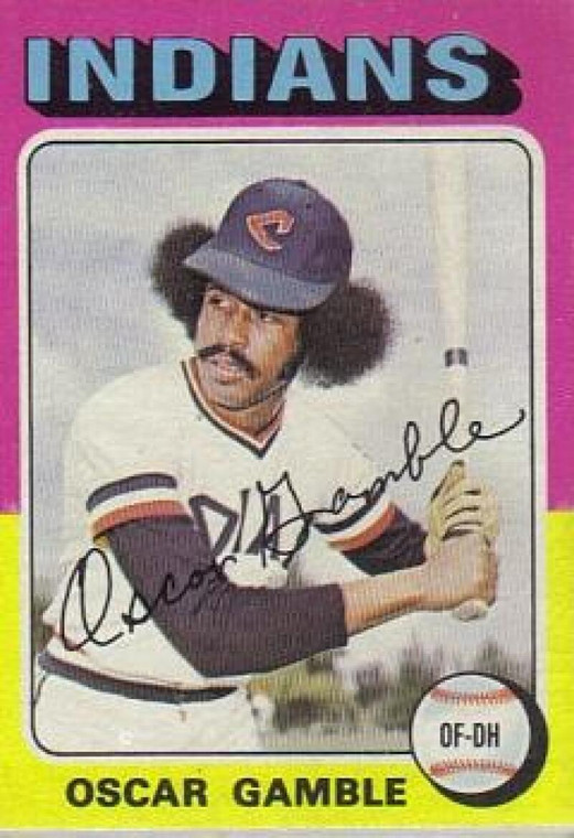 1975 Topps #213 Oscar Gamble VG Cleveland Indians 