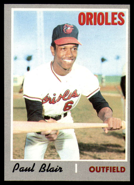 1970 Topps #285 Paul Blair VG Baltimore Orioles 