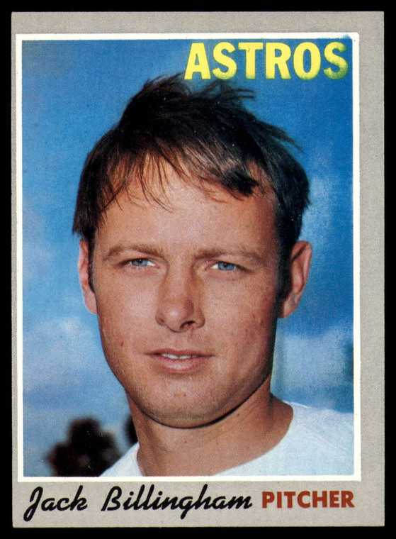 1970 Topps #701 Jack Billingham VG Houston Astros 