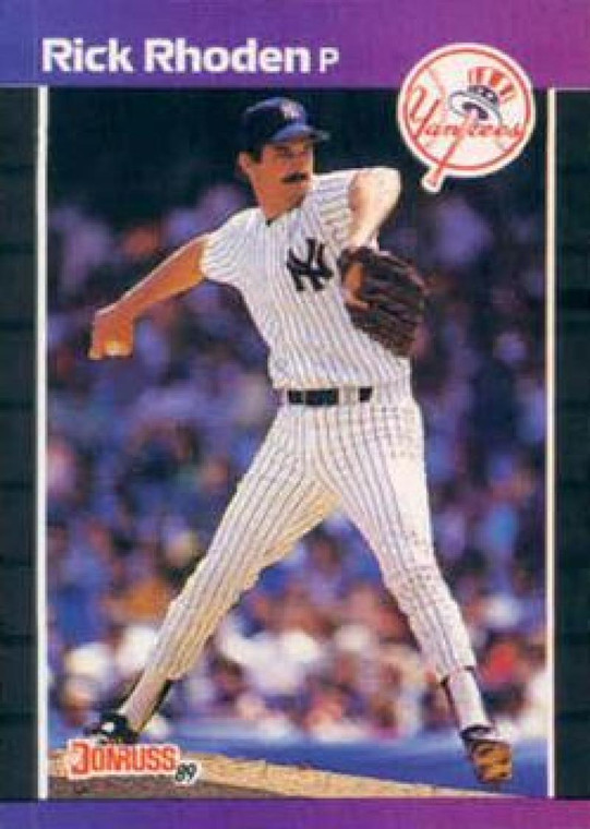 1989 Donruss #429 Rick Rhoden NM-MT New York Yankees 