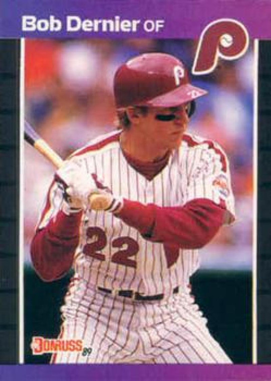 1989 Donruss #430 Bob Dernier NM-MT Philadelphia Phillies 