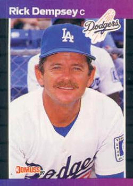 1989 Donruss #432 Rick Dempsey NM-MT Los Angeles Dodgers 