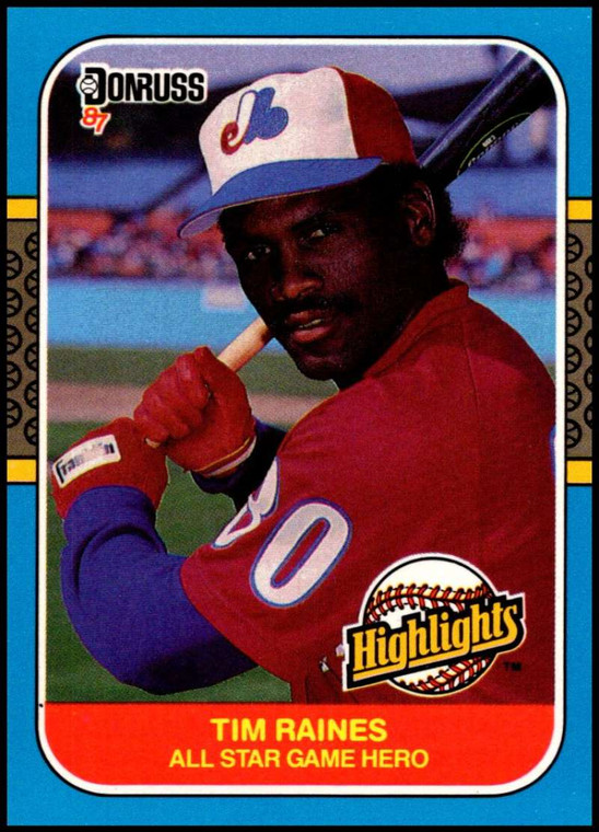 1987 Donruss Highlights #16 Tim Raines NM-MT  Montreal Expos 