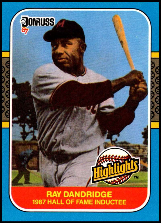 1987 Donruss Highlights #18 Ray Dandridge NM-MT  Minneapolis Millers 