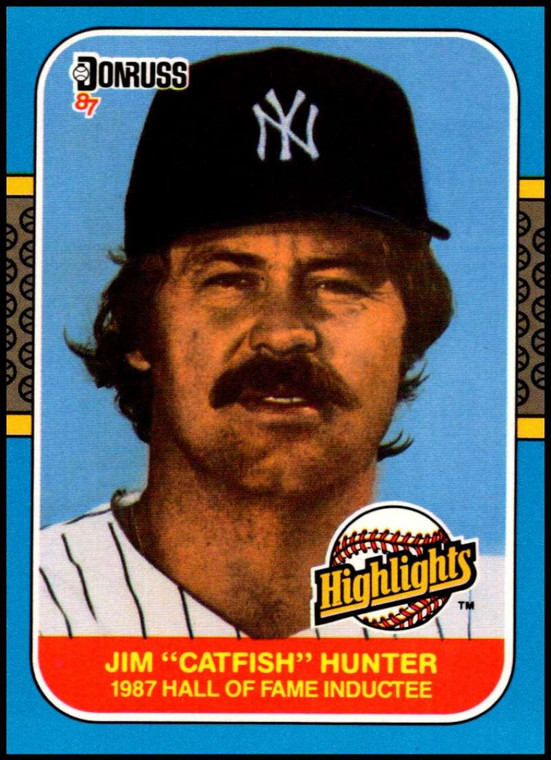 1987 Donruss Highlights #19 Jim Hunter NM-MT  New York Yankees 