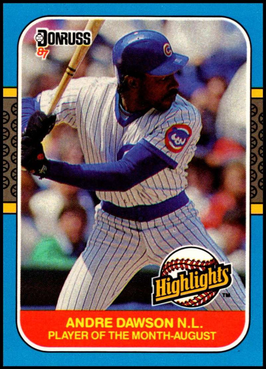 1987 Donruss Highlights #31 Andre Dawson NM-MT  Chicago Cubs 
