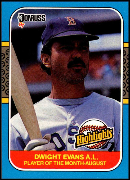 1987 Donruss Highlights #33 Dwight Evans NM-MT  Boston Red Sox 