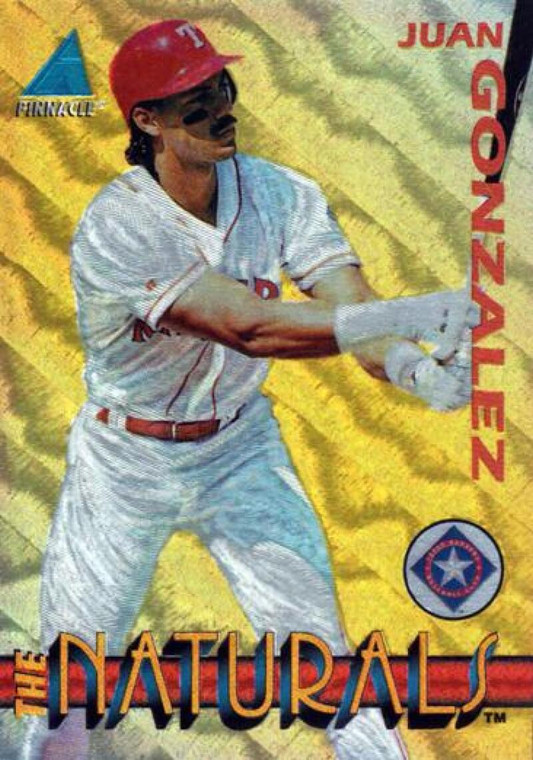 1994 Pinnacle The Naturals #4 Juan Gonzalez NM-MT Texas Rangers 