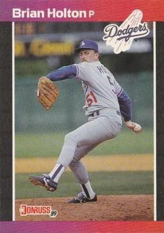 1989 Donruss #439 Brian Holton NM-MT Los Angeles Dodgers 