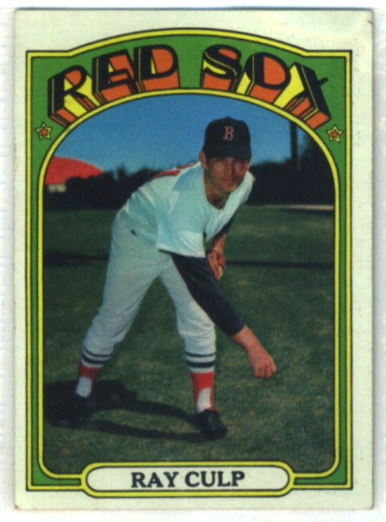 1972 Topps #2 Ray Culp VG Boston Red Sox 