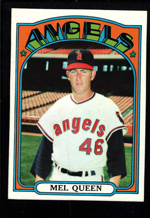 1972 Topps #196 Mel Queen VG California Angels 