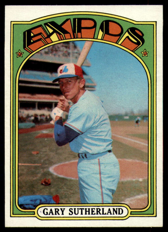 1972 Topps #211 Gary Sutherland VG Montreal Expos 