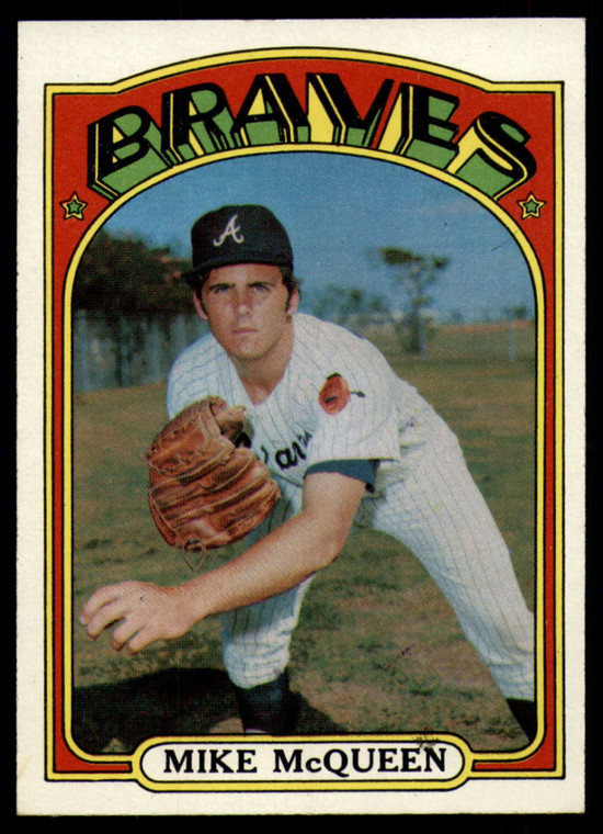 1972 Topps #214 Mike McQueen VG Atlanta Braves 