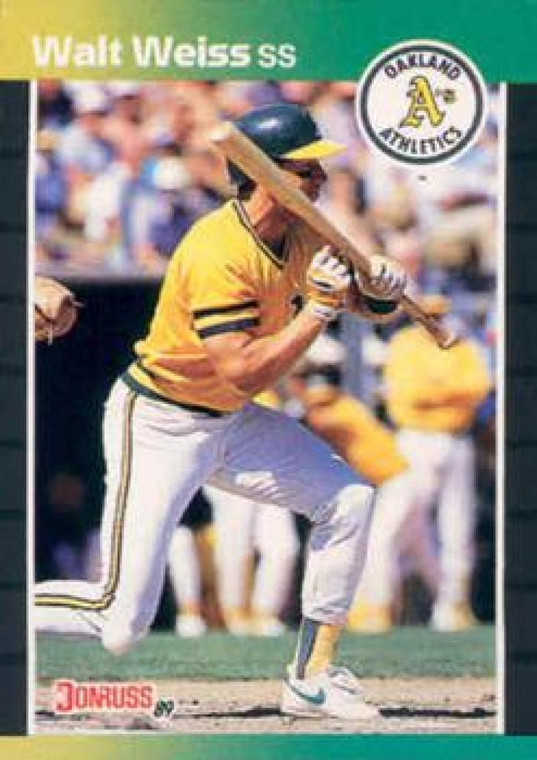 1989 Donruss #446 Walt Weiss NM-MT Oakland Athletics 