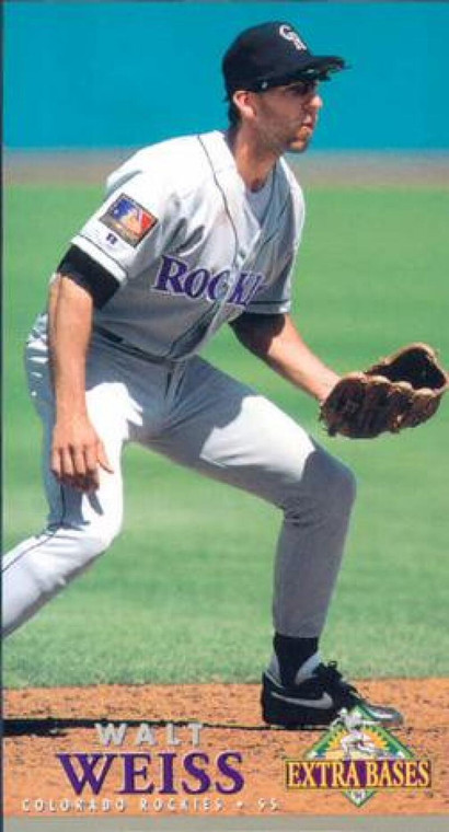 1994 Fleer Extra Bases #255 Walt Weiss VG Colorado Rockies 