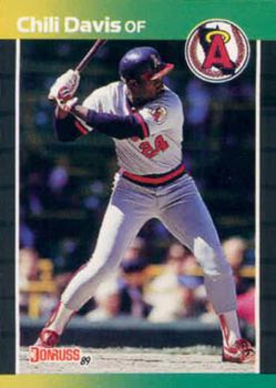 1989 Donruss #449 Chili Davis NM-MT California Angels 