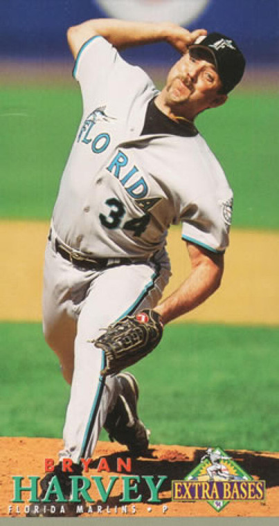1994 Fleer Extra Bases #261 Bryan Harvey VG Florida Marlins 