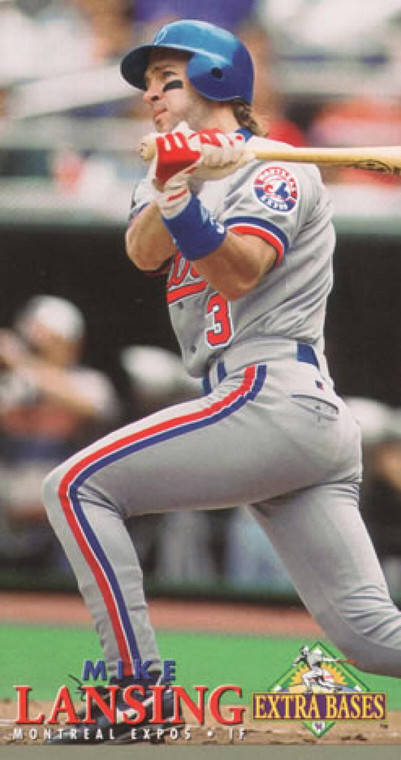 1994 Fleer Extra Bases #308 Mike Lansing VG Montreal Expos 