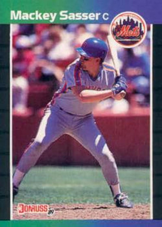 1989 Donruss #454 Mackey Sasser NM-MT New York Mets 