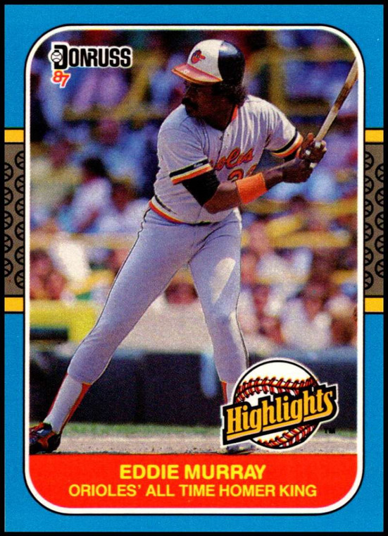 1987 Donruss Highlights #37 Eddie Murray NM-MT  Baltimore Orioles 