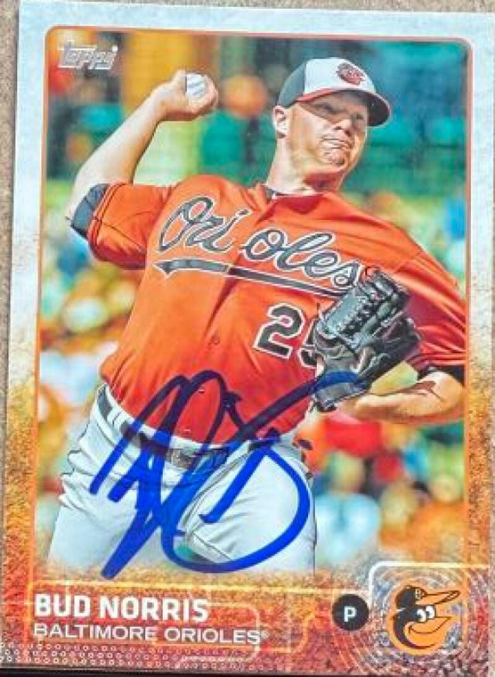 Bud Norris Autographed 2015 Topps #104 