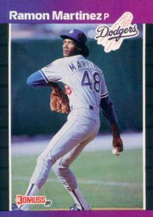 1989 Donruss #464 Ramon Martinez NM-MT RC Rookie Los Angeles Dodgers 
