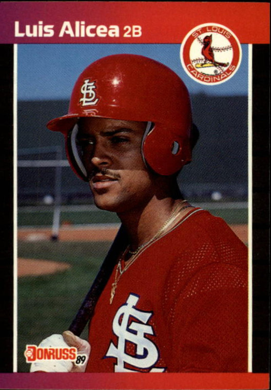 1989 Donruss #466 Luis Alicea NM-MT RC Rookie St. Louis Cardinals 