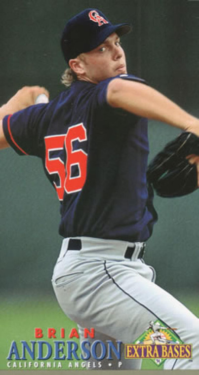 1994 Fleer Extra Bases #29 Brian Anderson VG RC Rookie California Angels 