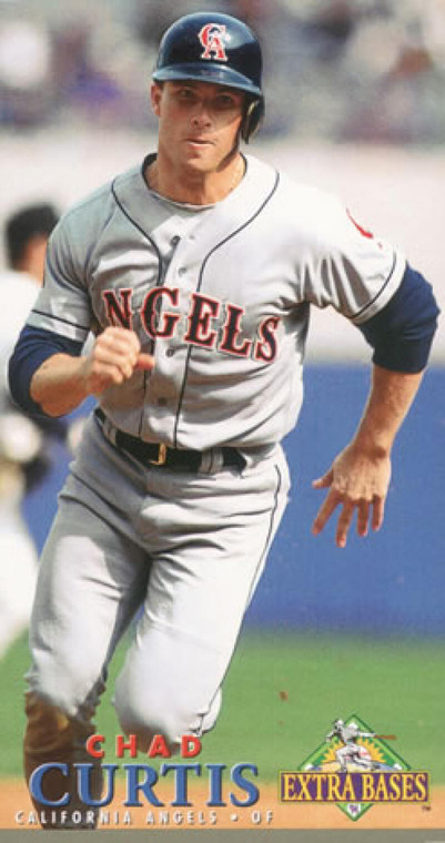 1994 Fleer Extra Bases #30 Chad Curtis VG California Angels 
