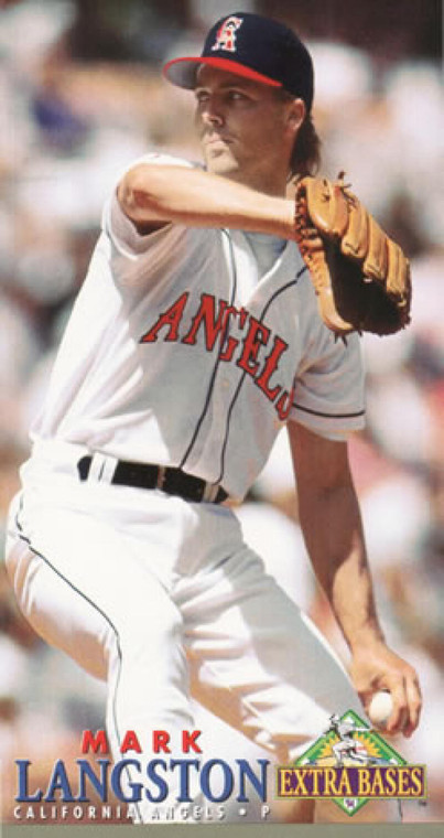 1994 Fleer Extra Bases #37 Mark Langston VG California Angels 