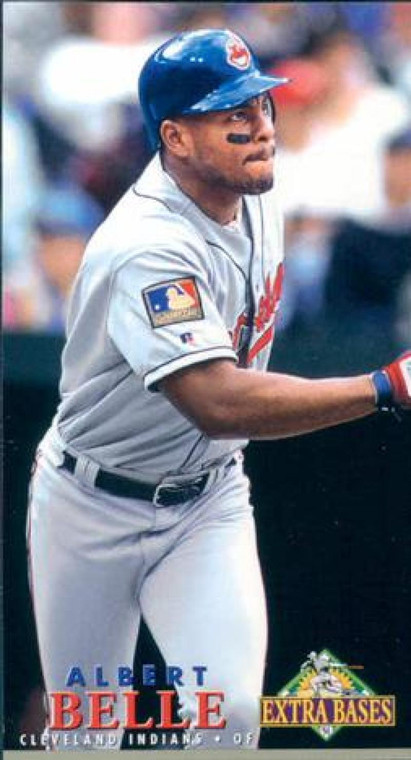 1994 Fleer Extra Bases #57 Albert Belle VG Cleveland Indians 