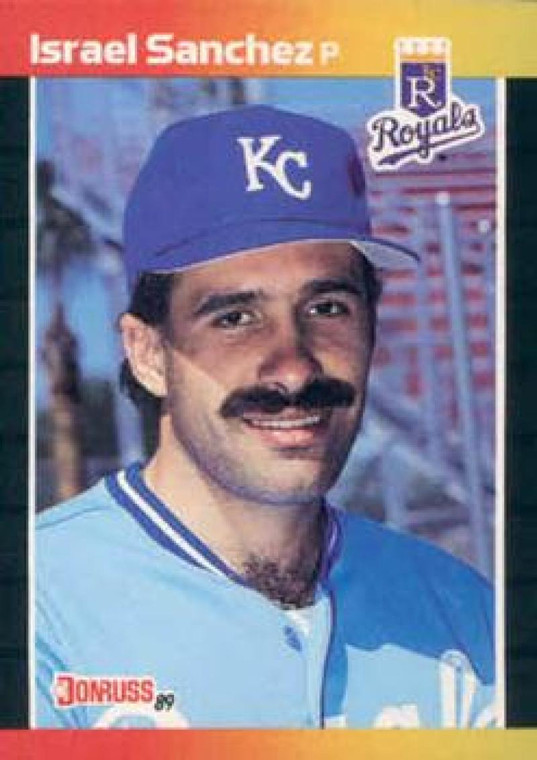 1989 Donruss #474 Israel Sanchez NM-MT Kansas City Royals 