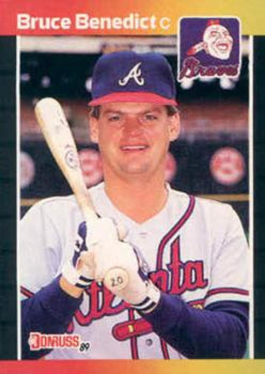 1989 Donruss #475 Bruce Benedict NM-MT Atlanta Braves 