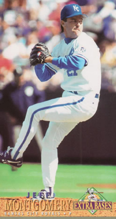 1994 Fleer Extra Bases #97 Jeff Montgomery VG Kansas City Royals 