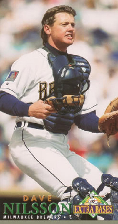 1994 Fleer Extra Bases #106 Dave Nilsson VG Milwaukee Brewers 