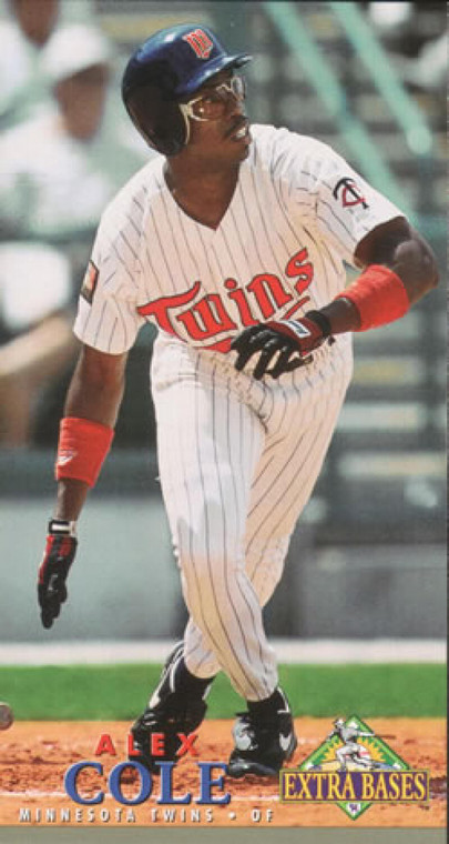 1994 Fleer Extra Bases #115 Alex Cole VG Minnesota Twins 