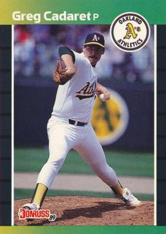 1989 Donruss #479 Greg Cadaret NM-MT Oakland Athletics 