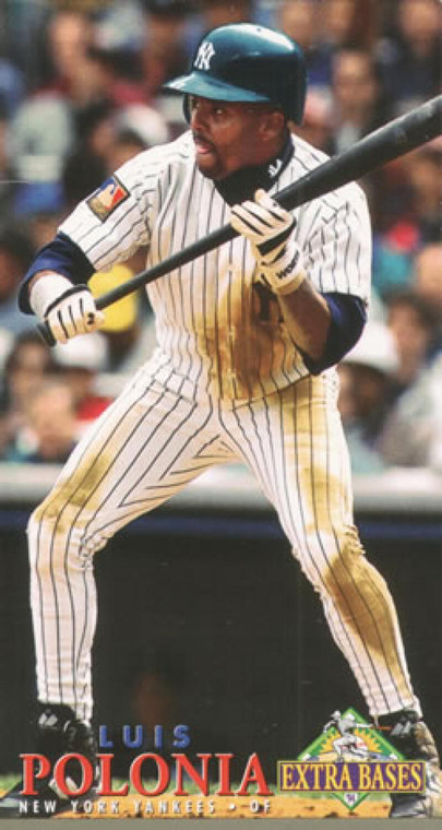 1994 Fleer Extra Bases #138 Luis Polonia VG New York Yankees 