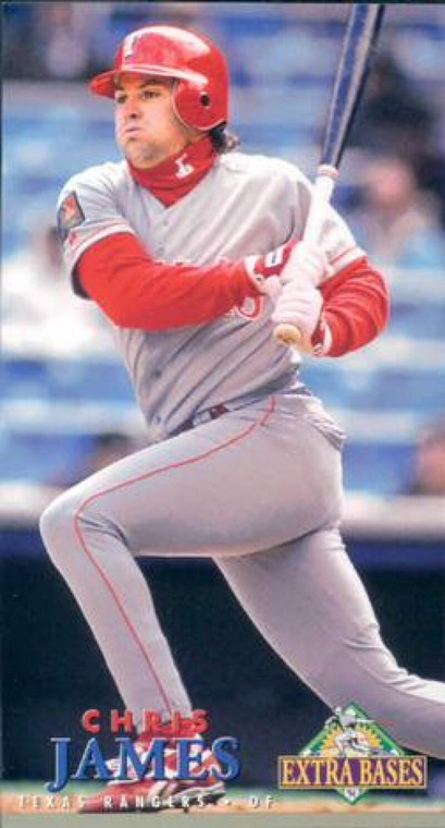 1994 Fleer Extra Bases #181 Chris James VG Texas Rangers 