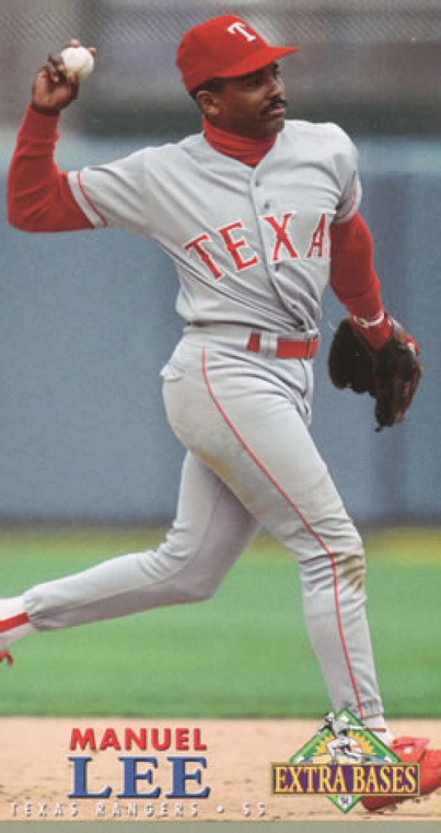 1994 Fleer Extra Bases #182 Manuel Lee VG Texas Rangers 